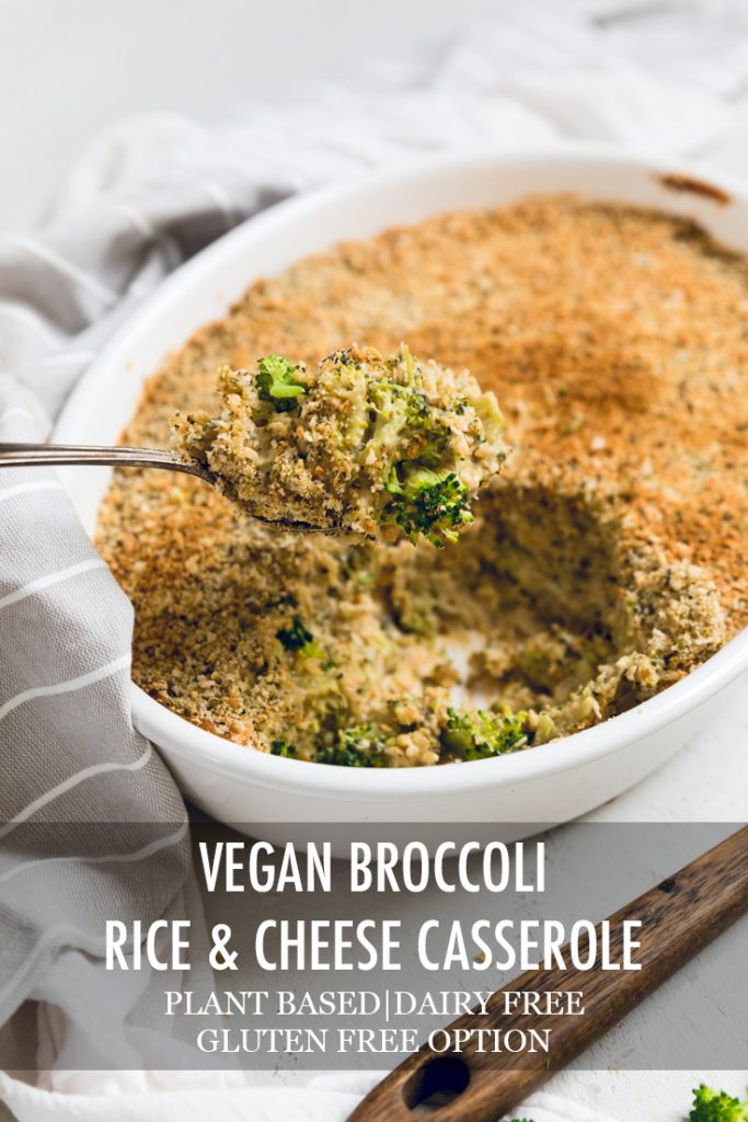 Cheesy Vegan Broccoli And Rice Casserole Make It Dairy Free