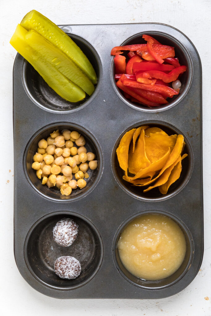 A vegan snack tray.