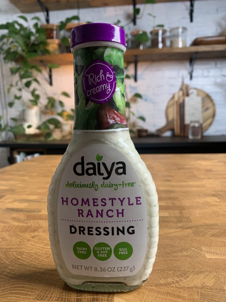 Daiya dairy-free homestyle ranch dressing bottle