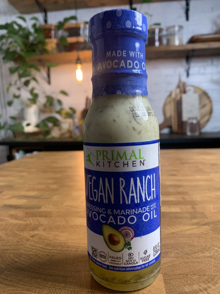 Primal Kitchen vegan ranch dressing bottle