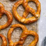copycat Auntie Annes vegan soft pretzels.