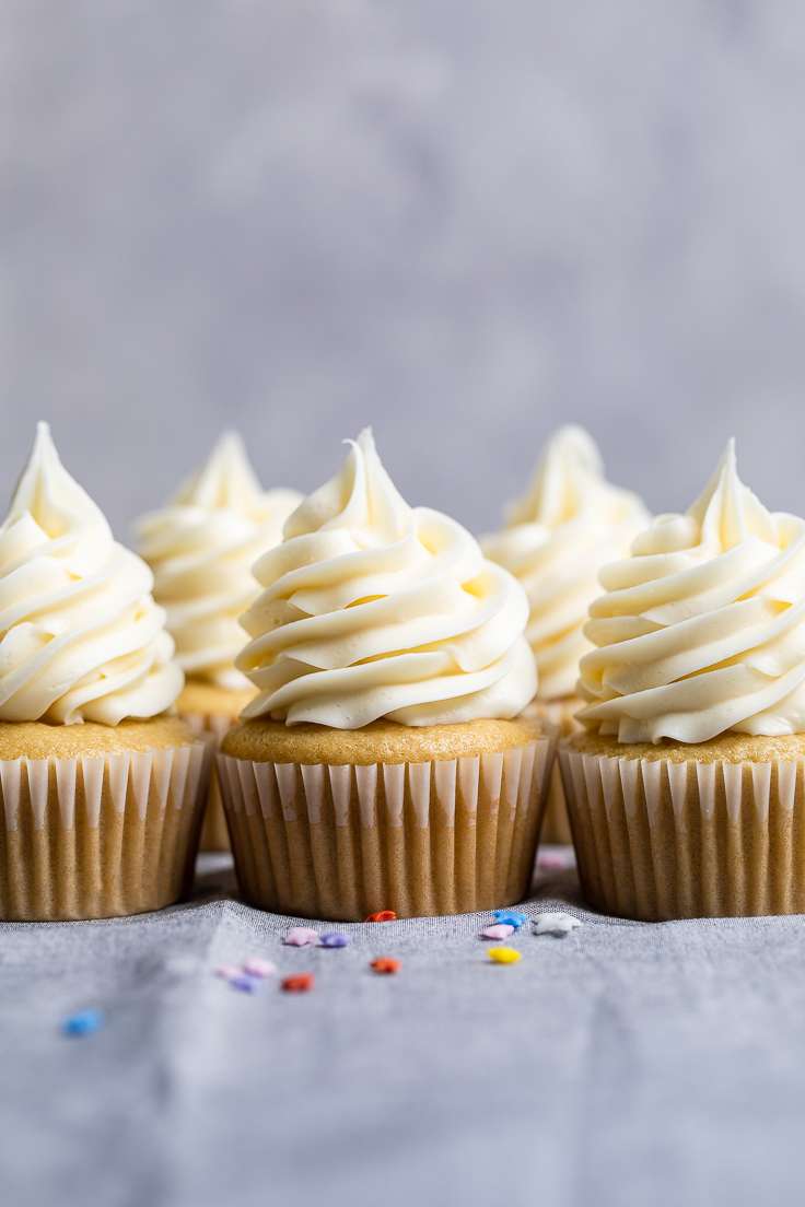 Vegan Vanilla Cupcakes - Make It Dairy Free