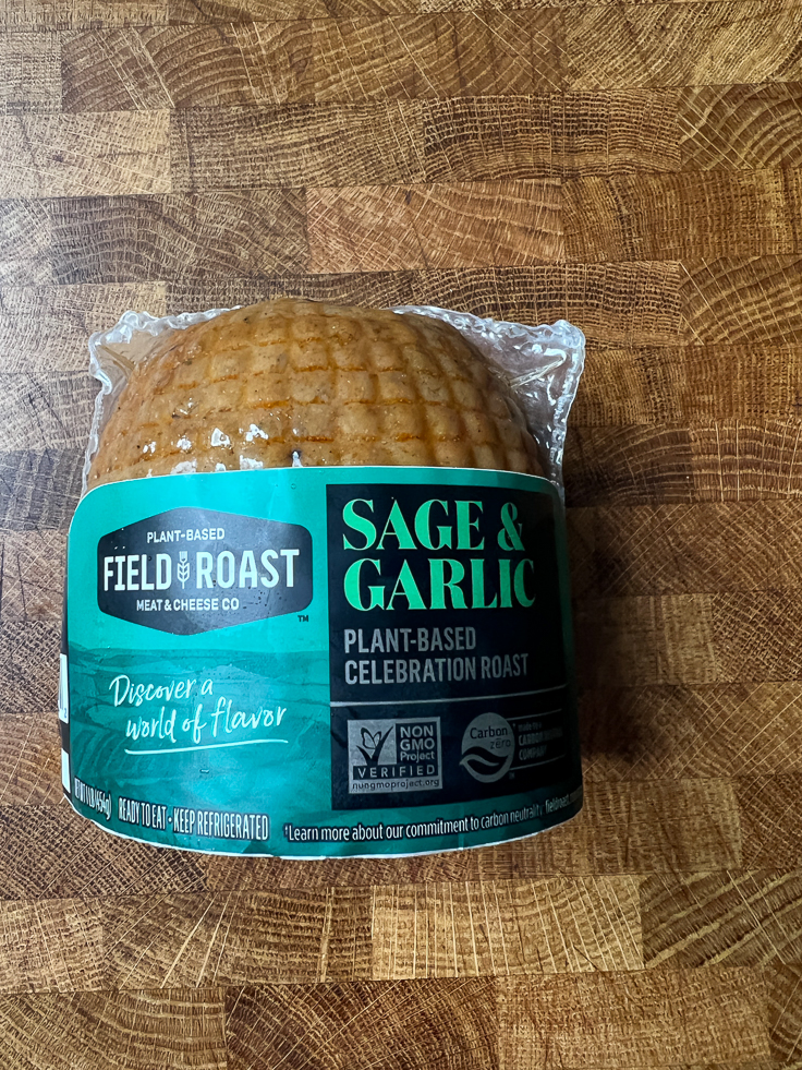 Field Roast Sage and Garlic Roast package.